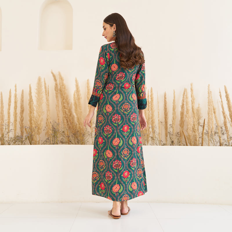 cotton shrug dress for women Long Shrugs for Women Cotton Blockprinted Styles House of Ekam